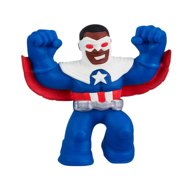 Heroes of Goo Jit Zu Mini Marvels Toys License 2 Play Captain America - Sam Wilson  