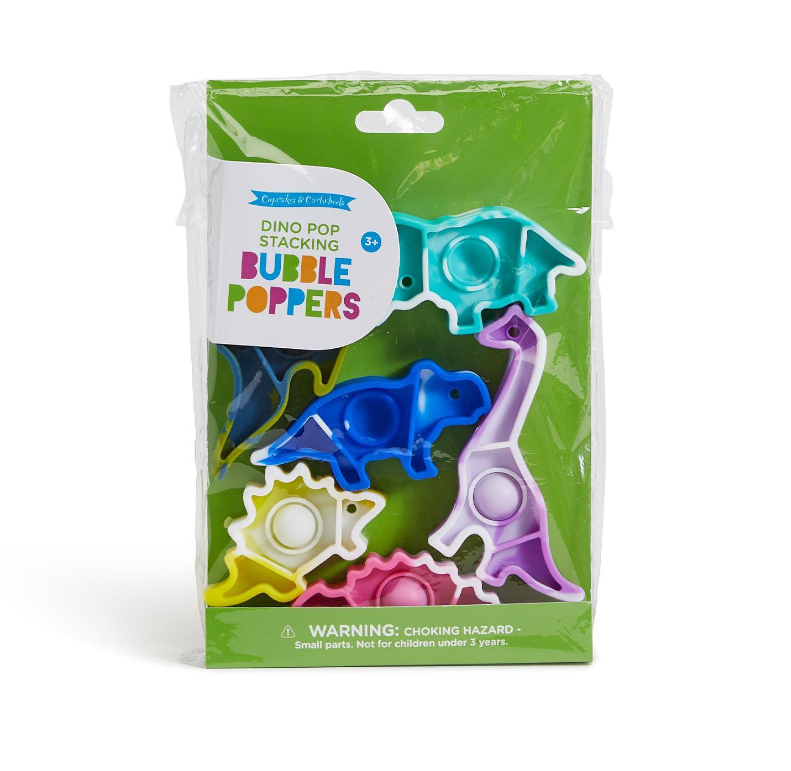 Balancing Dino Poppers Toys Cupcakes & Cartwheels