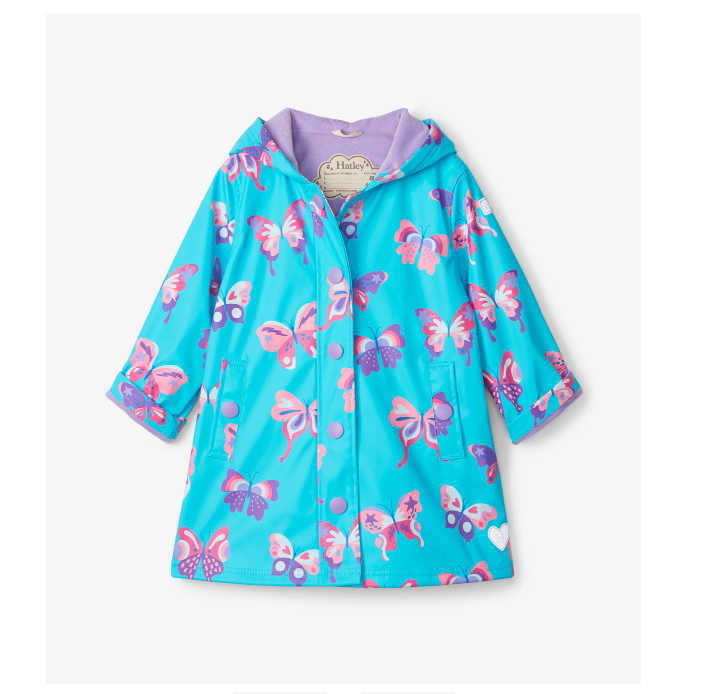 Doodle Butterflies Splash Jacket Clothing Hatley