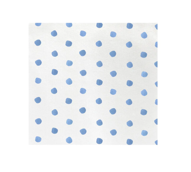 Papersoft Napkins Dot Light Blue Dinner Napkins (Pack of 20) Home Decor Vietri