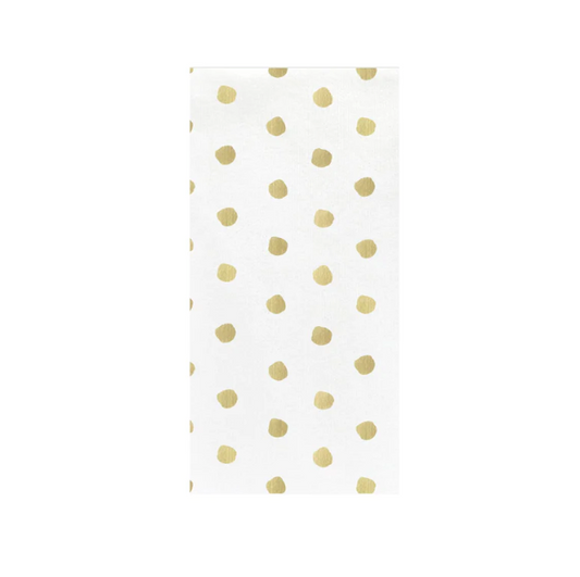 Papersoft Napkins Dot Linen Guest Towels (Pack of 20) Kitchen + Entertaining Vietri   