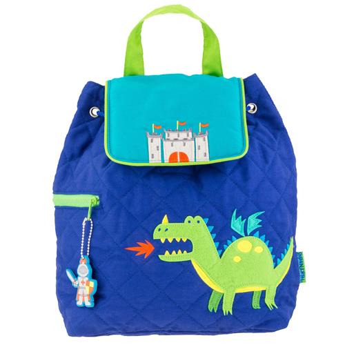 Small Quilted Backpack Kids Backpacks + Bags Stephen Joseph Dragon  