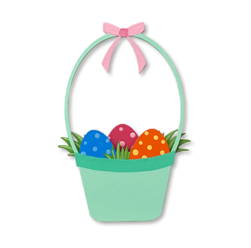Dimensional Easter Basket Magnet Home Decor Roeda Studio