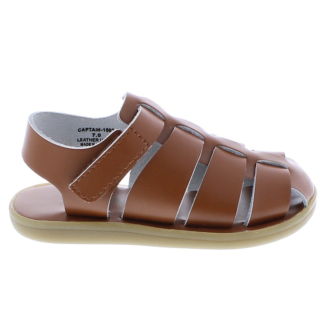 Captain - Tan Boys Shoes Footmates
