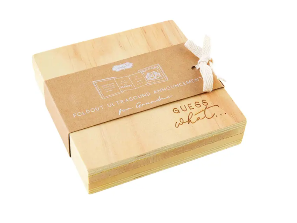 Grandma Foldout Announcement Gift Box Baby Accessories Mudpie