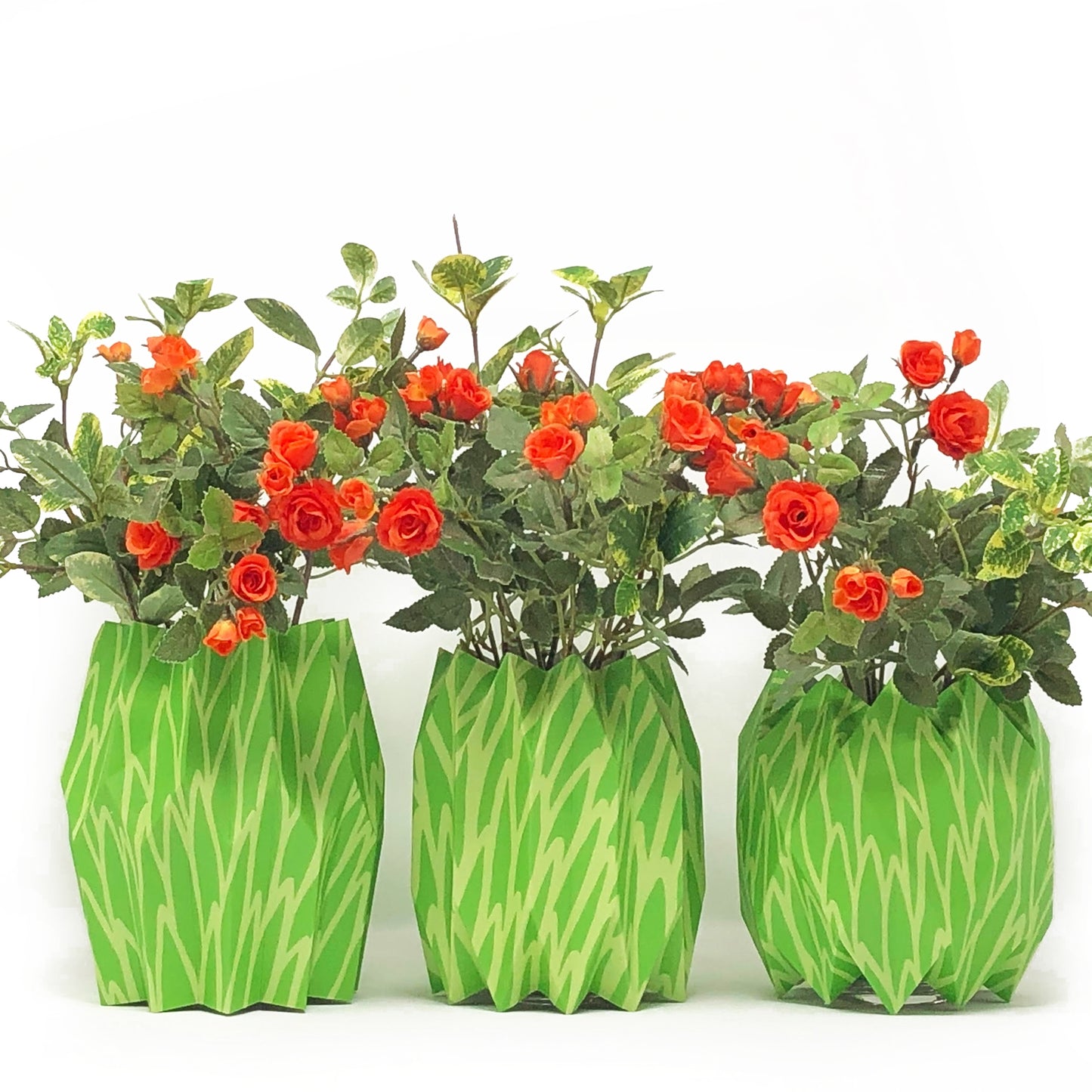 Green Paper Vase Home Decor Lucy Grimes