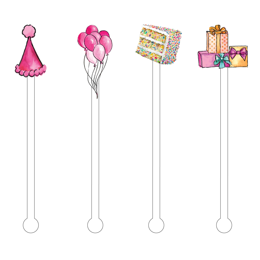 Happy Birthday Acrylic Sticks Gifts Acrylic Sticks