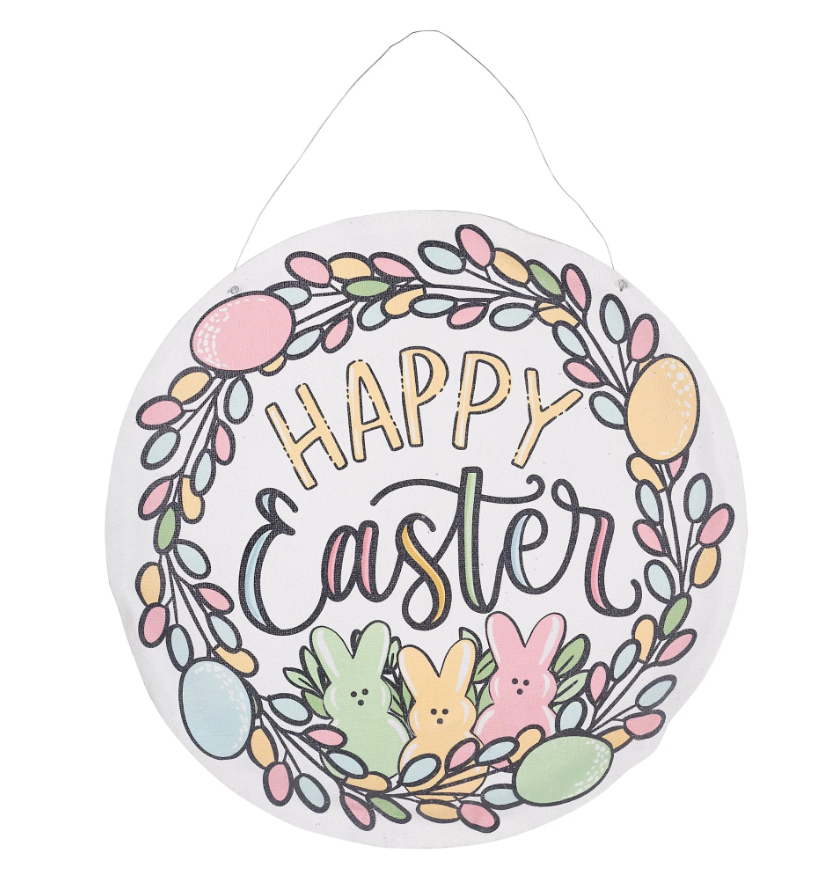 Happy Easter Peeps/Hello Friends Burlee Home Decor Glory Haus