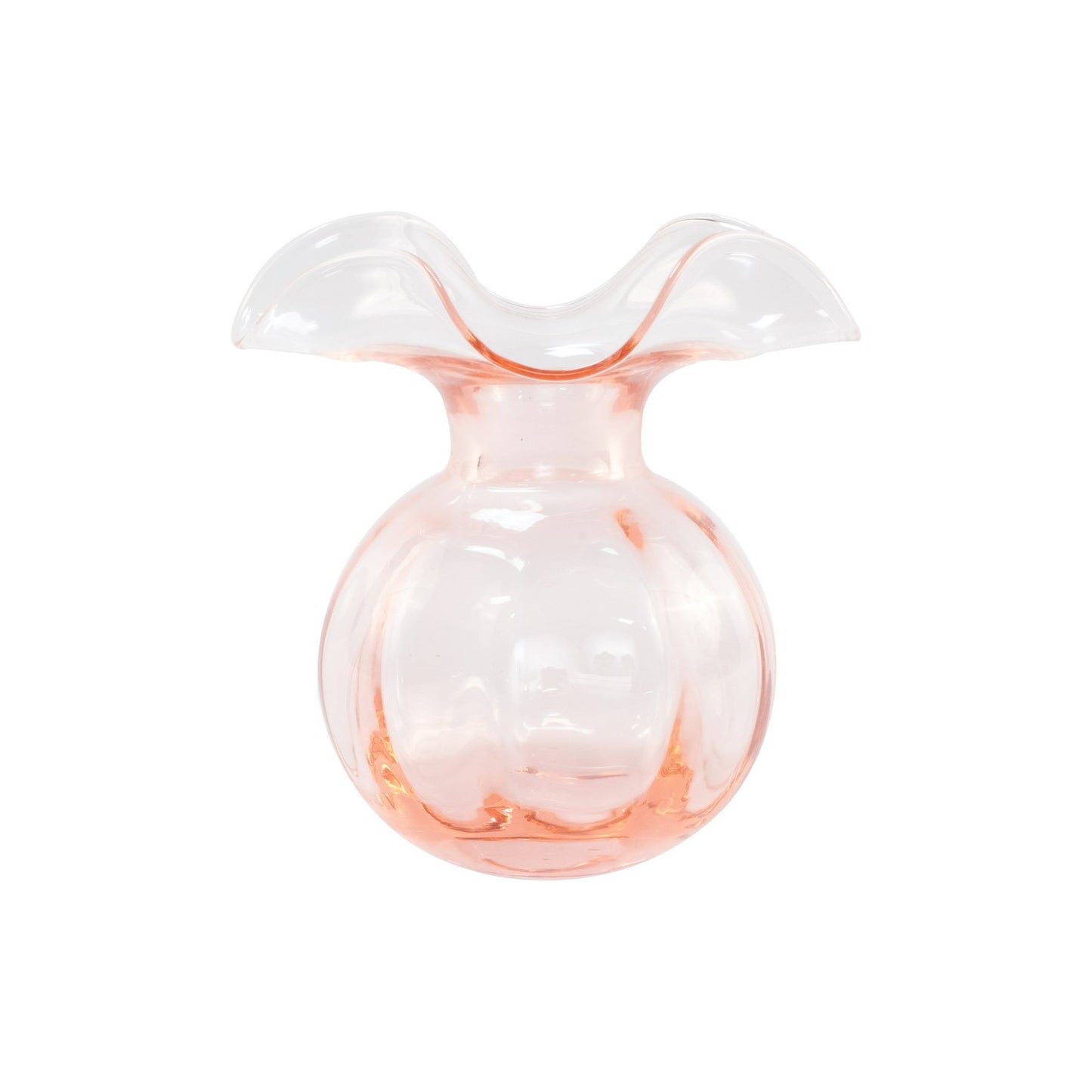 Hibiscus Glass Pink Bud Vase Home Decor Vietri   