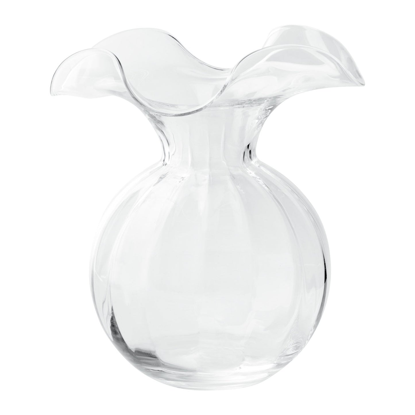 Hibiscus Glass Medium Fluted Vase Home Decor Vietri