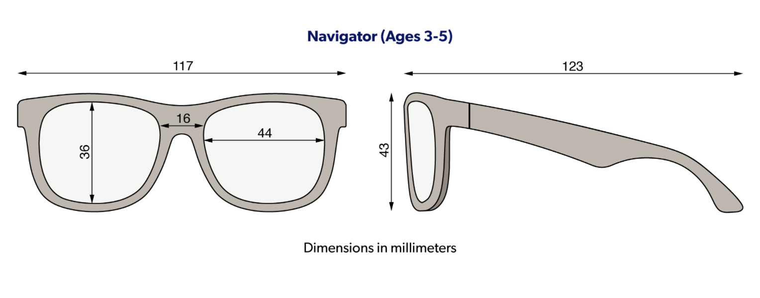 Blue Series: The Hipster Kids Sunglasses Babiators   