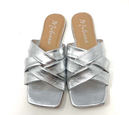 Pressure Slide Sandal - Silver Shoes Matisse   