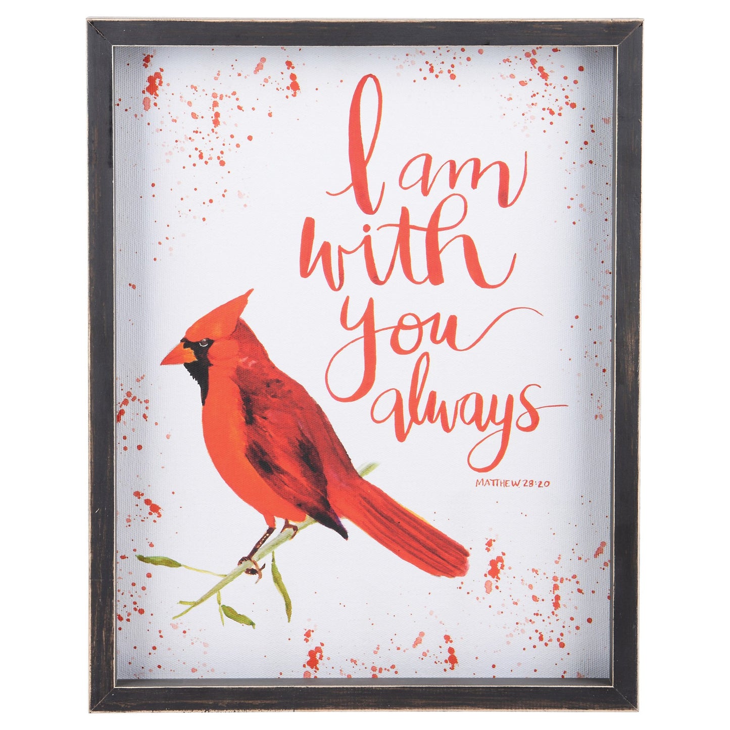 I am With You Red Bird - 11x14 Home Decor Glory Haus