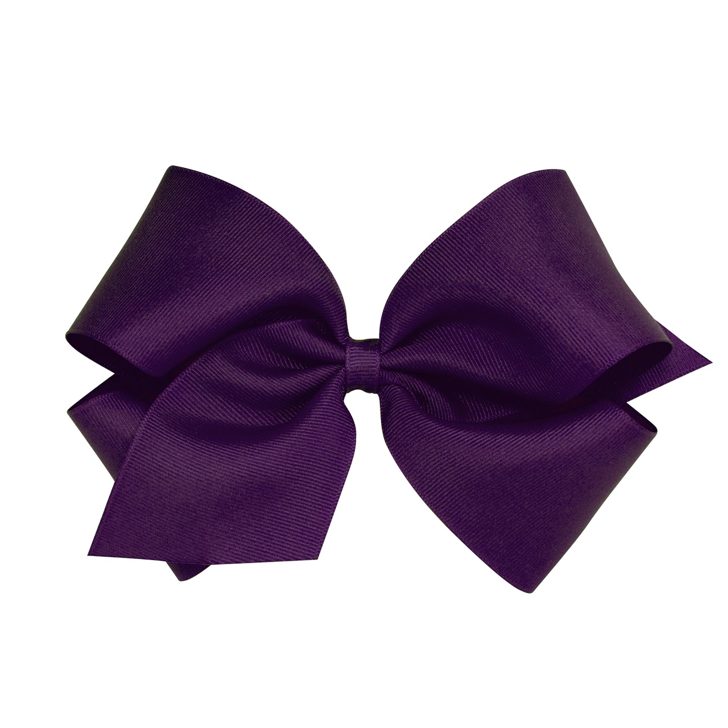 King Grosgrain Bow - Plum Accessories Wee Ones