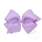 King Moonstitch Basic Bow Kids Hair Accessories Wee Ones Light Orchid with White  