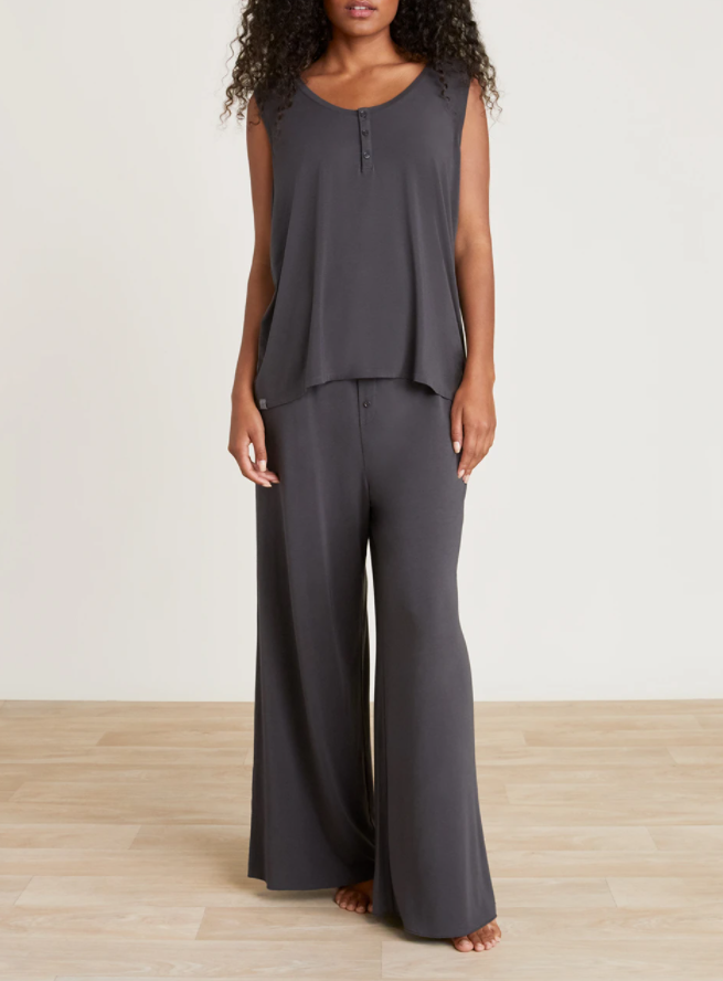 Luxe Milk Jersey® Women's Henley PJ Set Gifts Barefoot Dreams