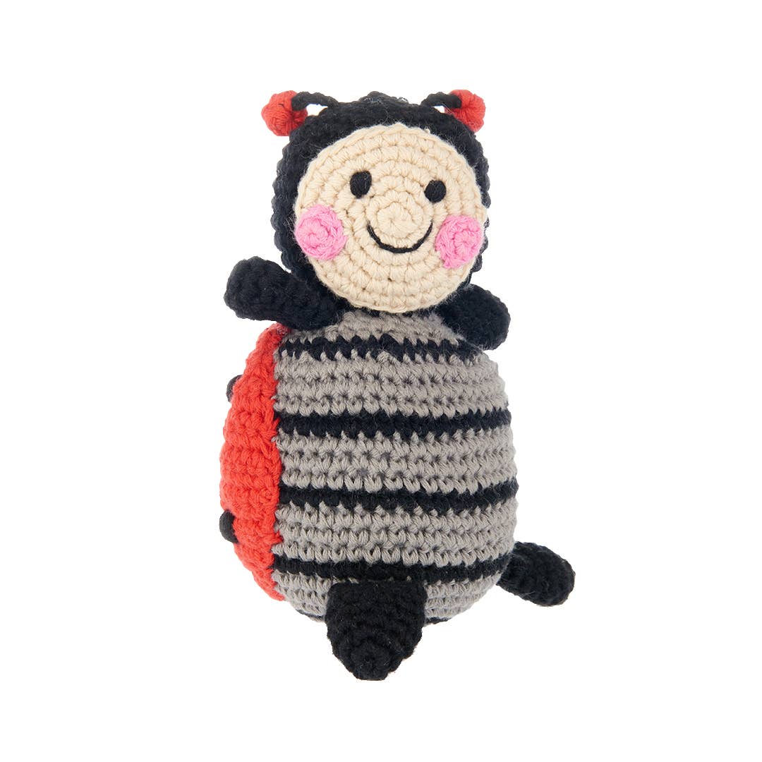 Ladybug Rattle Accessories Pebble