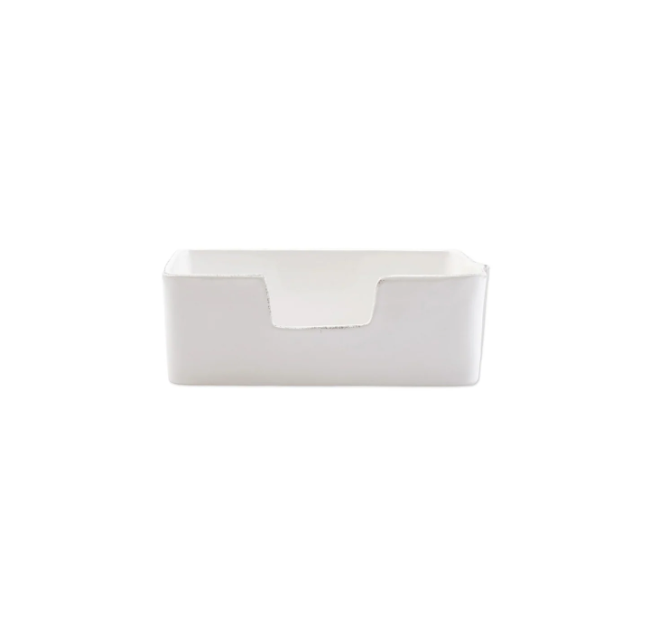 Melamine Lastra White Guest Towel Holder Home Decor Vietri