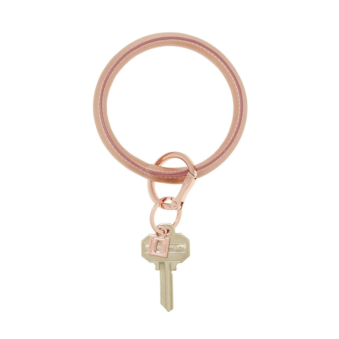 Leather O-Ring Key Rings O-Venture Rose Gold  