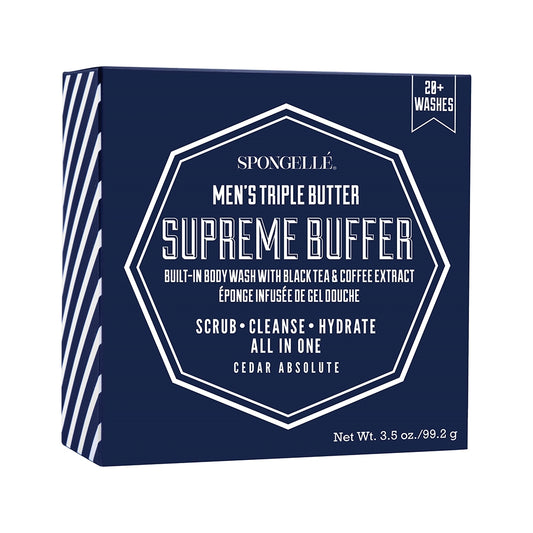 Men's Super Buffer - Cedar Absolute Self-Care Spongelle   