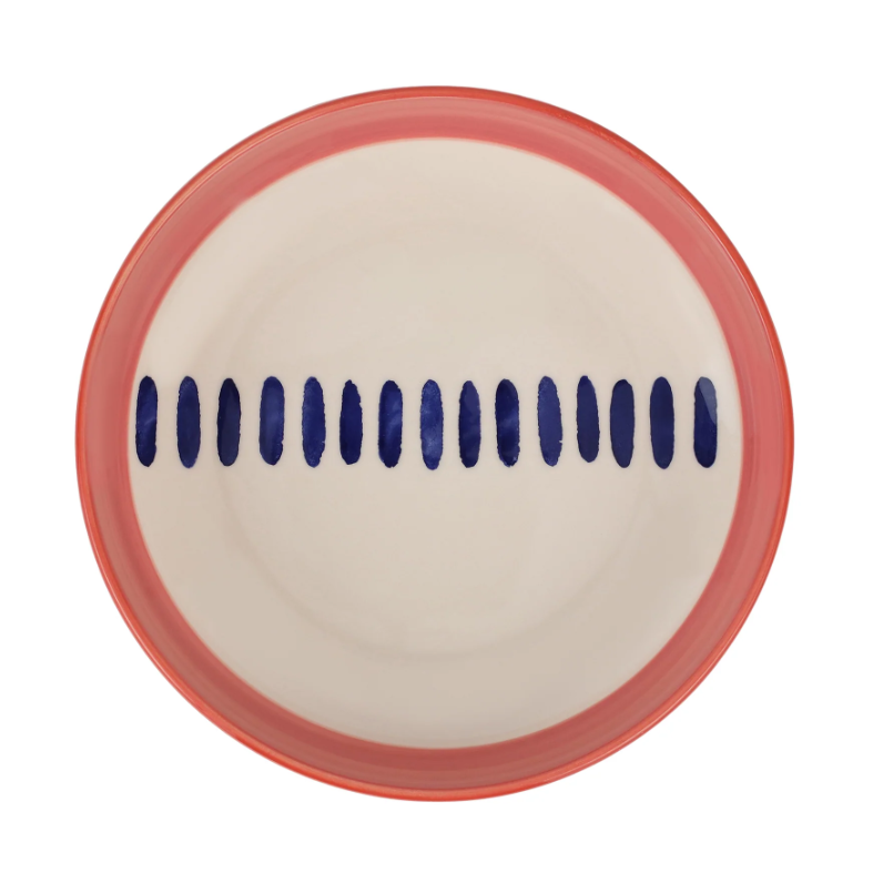 Moda Stripe Medium Serving Bowl Home Decor Vietri