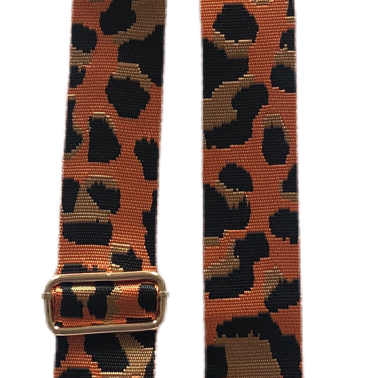 Orange Leopard 2" Adjustable Bag Strap Women's Accessories Ahdorned
