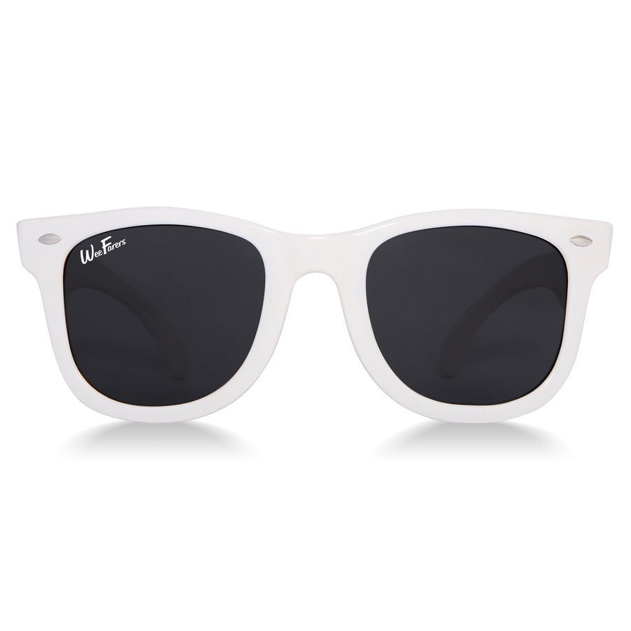 Original WeeFarers Sunglasses - White Kids Sunglasses WeeFarers