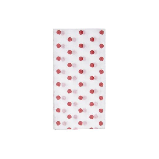 Papersoft Napkins Red Dot Guest Towels (Pack of 20) Home Decor Vietri