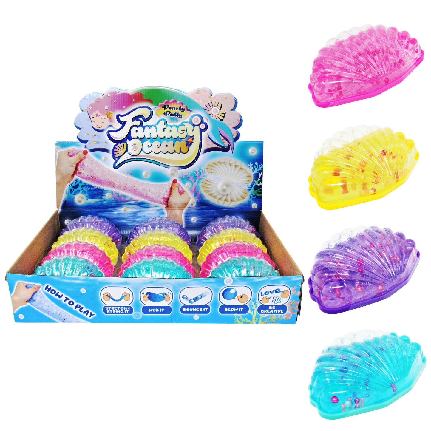 Fantasy Ocean Pearly Putty Gifts Pink Poppy