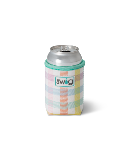 Pretty in Plaid Can Coolie Gifts Swig