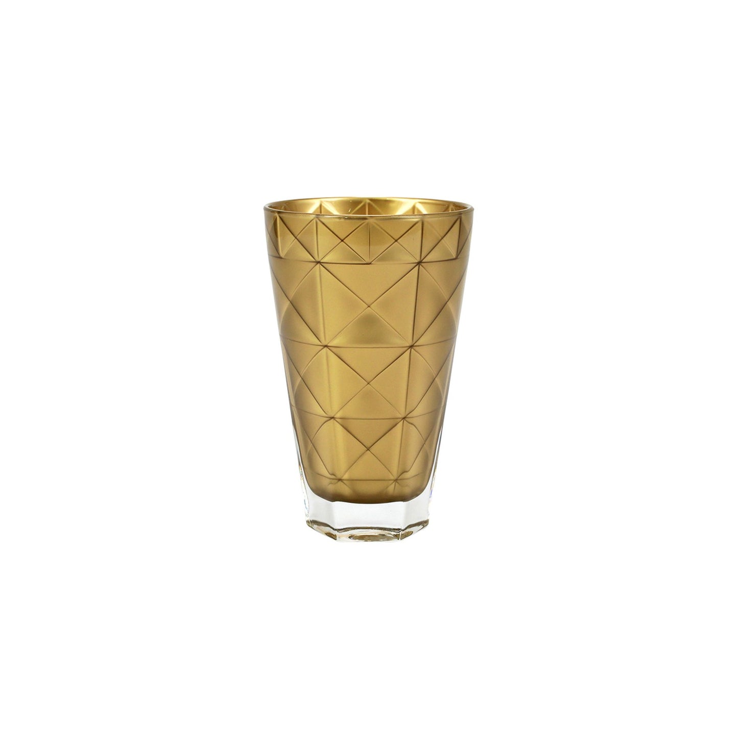 Prism Gold Tall Tumbler Home Decor Vietri