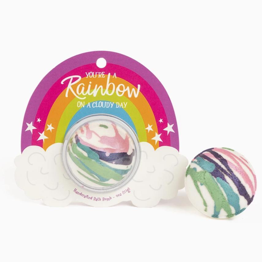 Rainbow Bath Bomb Gifts Cait and Co.