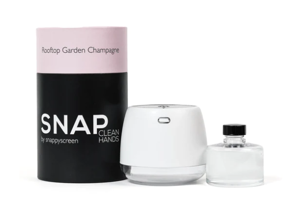 Rooftop Garden Champagne Touchless Mist Sanitizer Self-Care SnappyScreen