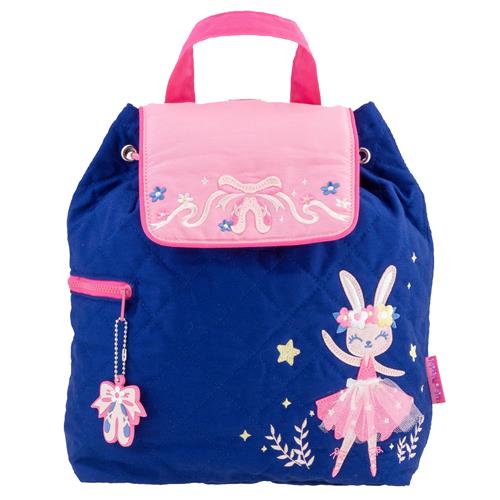 Small Quilted Backpack Accessories Stephen Joseph Ballet Bunny