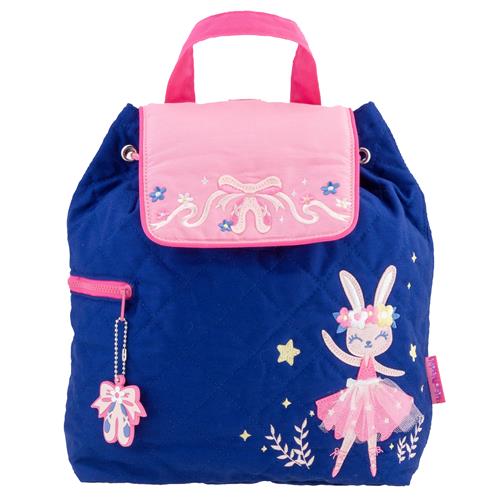 Small Quilted Backpack Kids Backpacks + Bags Stephen Joseph Ballet Bunny  