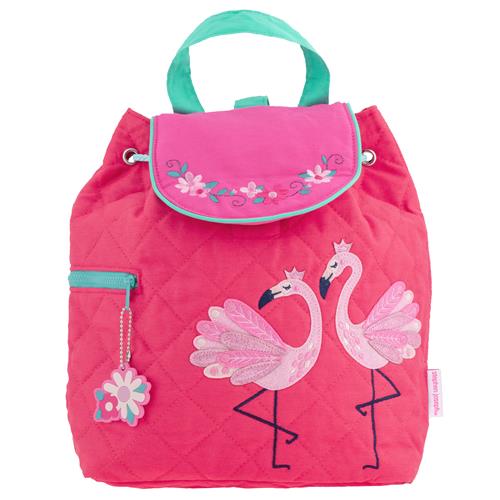 Small Quilted Backpack Accessories Stephen Joseph Flamingo