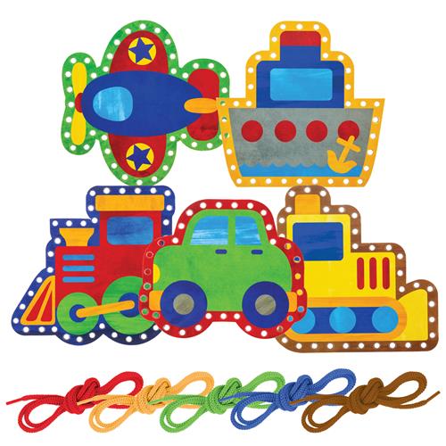 Lacing Cards Gifts Stephen Joseph Transportation