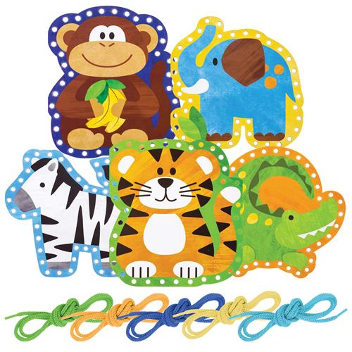 Lacing Cards Gifts Stephen Joseph Zoo