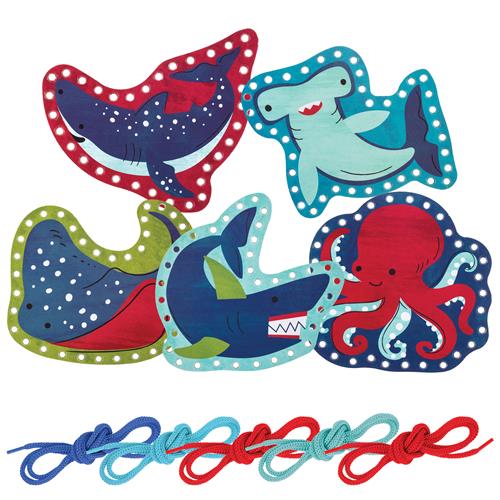 Lacing Cards Gifts Stephen Joseph Shark
