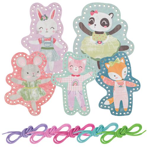 Lacing Cards Gifts Stephen Joseph Fancy Friends