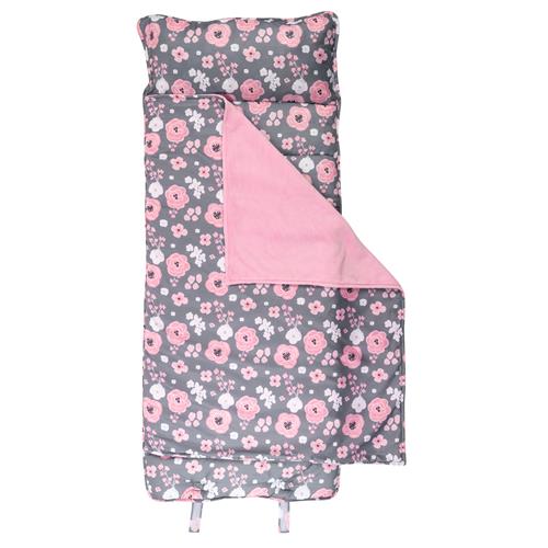 All Over Print Nap Mat - Charcoal Flower Accessories Stephen Joseph