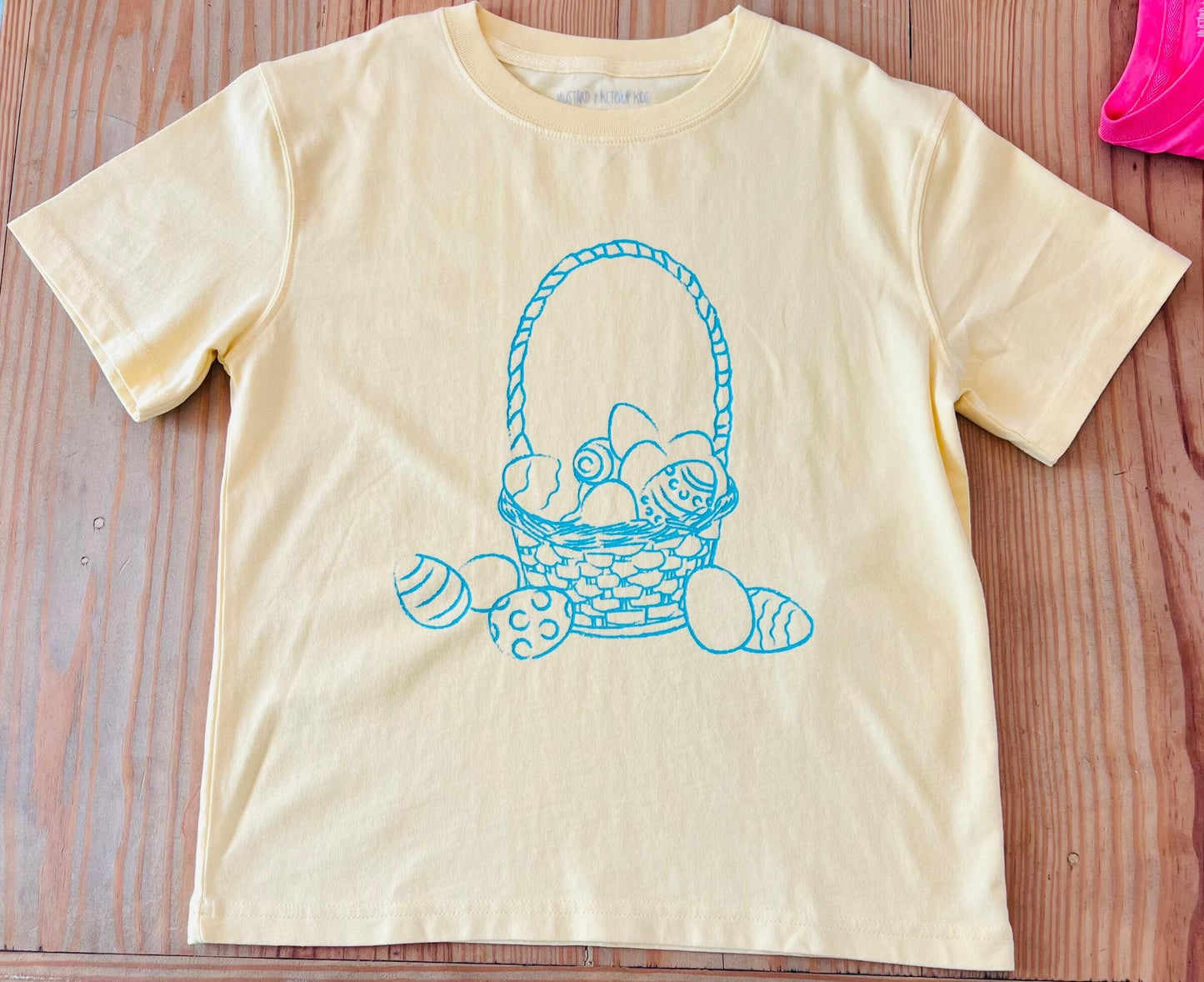 SS Yellow Easter Basket T-Shirt Clothing Mustard & Ketchup