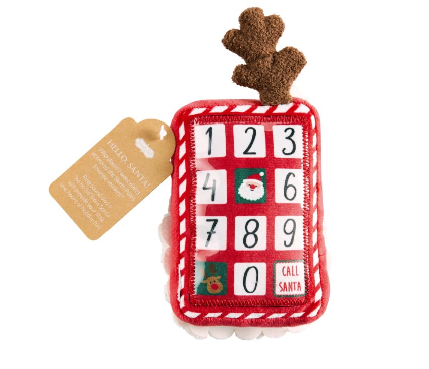 Plush Santa Phone Gifts Mudpie