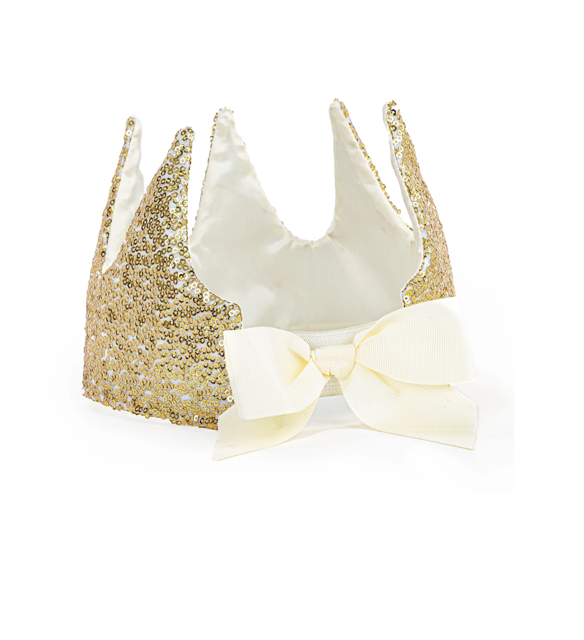 Gracious Gold Sequins Crown Accessories Great Pretenders
