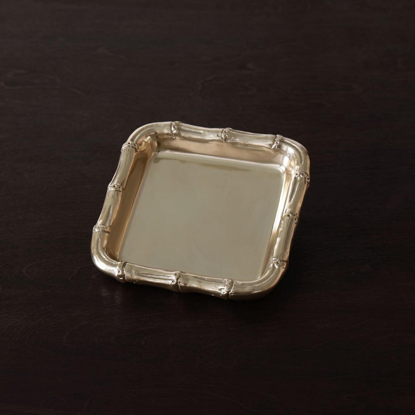 Sierra Modern Gold Bamboo Cocktail Napkin Holder Gifts Beatriz Ball