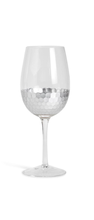 Silver Sparkle Wine Glass Gifts Two's Company