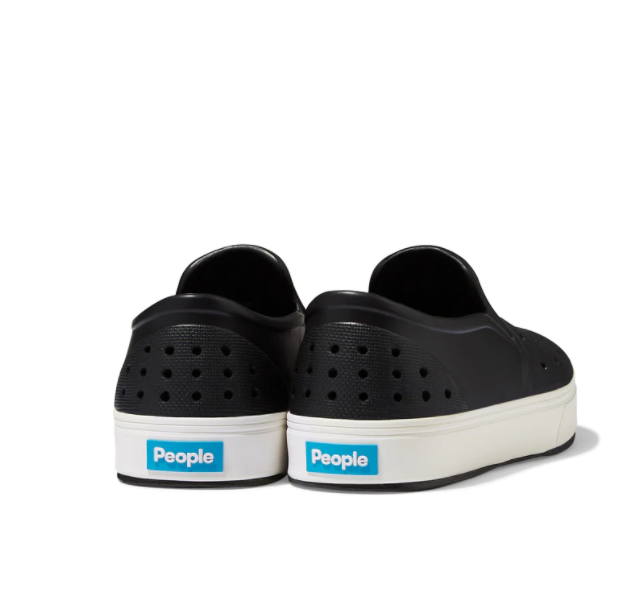 Slater - Really Black / Picket White Shoes People