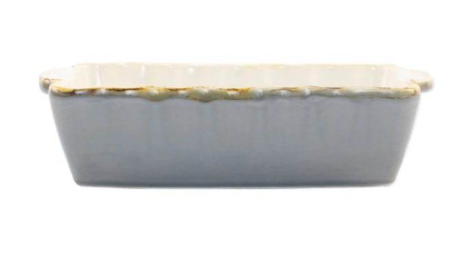 Italian Bakers Gray Small Rectangular Baker Home Decor Vietri