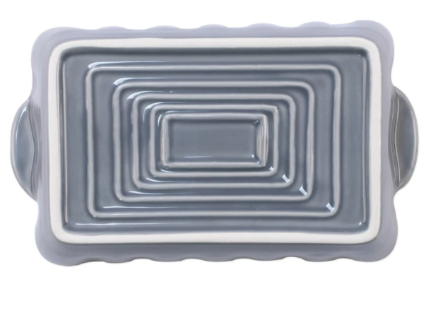 Italian Bakers Gray Small Rectangular Baker Home Decor Vietri