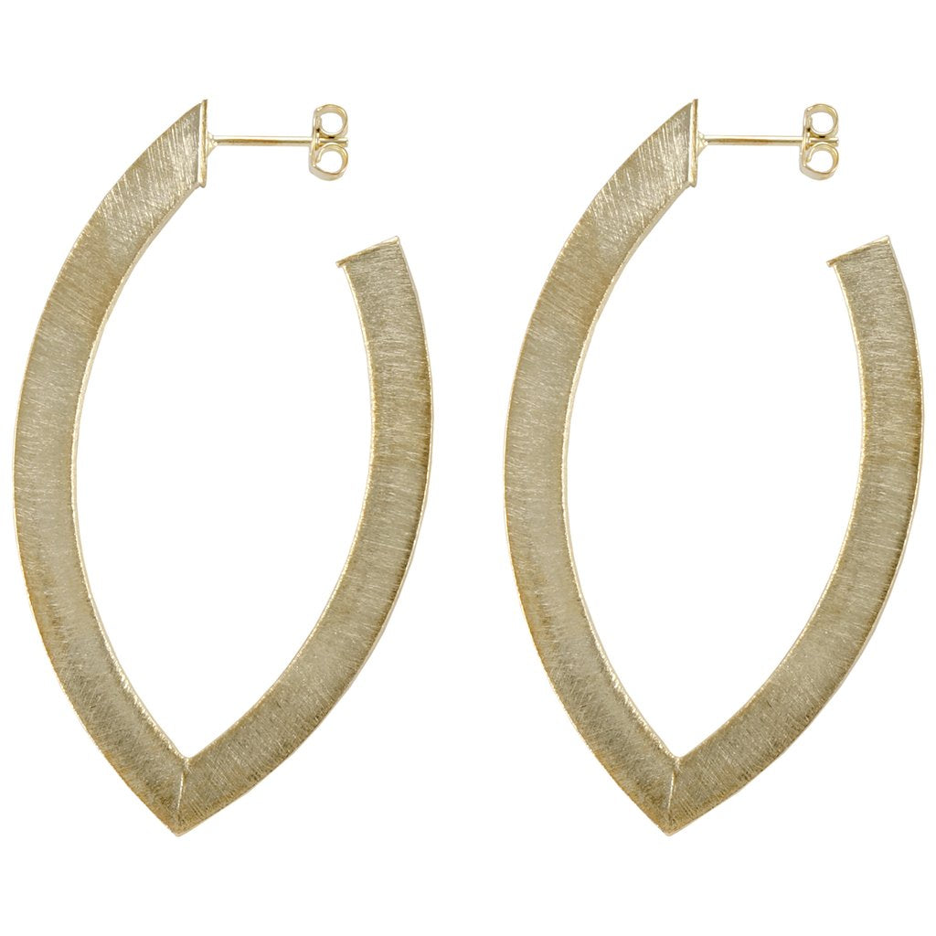 Smaller Alba Gold Hoops Women's Jewelry Sheila Fajl
